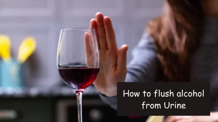 How to flush Alcohol from Urine